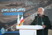 ببینید | مراسم اتمام عملیات زیرسازی قطعه ۵ راهآهن چابهار_زاهدان