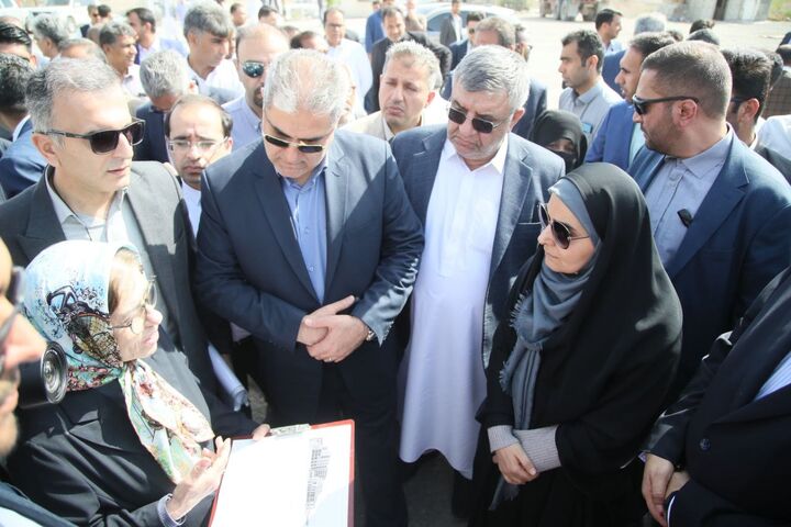ویدیو| بازدید وزیر راه و شهرسازی از بیمارستان ۵۴۰ تخت خوابی ایرانشهر در سیستان و بلوچستان بیمارستان ایرانشهر