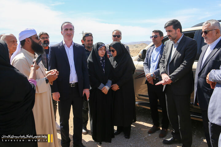 بازدید رئیس سازمان راهداری و حملونقل جادهای کشور از جاده خیرساز مربط در لارستان  دومین روز سفر رئیس سازمان راهداری و حمل و نقل جادهای به لارستان