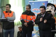 ببینید|آیین رونمایی از اتوبوس کاروان ترافیکی آموزشی و ارتقای فرهنگ ایمنی در مدرسه شهید یزدانی روستای رمنده چهارباغ برگزار شد