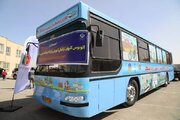 ببینید|آیین رونمایی از اتوبوس کاروان ترافیکی آموزشی و ارتقای فرهنگ ایمنی در مدرسه شهید یزدانی روستای رمنده چهارباغ برگزار شد