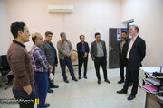 دیدار مدیرکل با کارمندان بخش اداری اداره کل راه و شهرسازی لارستان