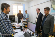 دیدار مدیرکل با کارمندان بخش اداری اداره کل راه و شهرسازی لارستان