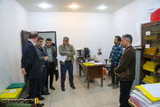 دیدار مدیرکل با کارمندان بخش اداری اداره کل راه و شهرسازی لارستان