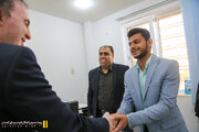 دیدار مدیرکل با کارمندان بخش اداری اداره کل راه و شهرسازی لارستان