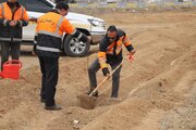 ببينيد | اجراي طرح باغ‌راه در شهرستان نجف‌آباد به مناسبت روز درختكاري