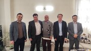 دیدار مدیرکل و مسئولین اداره کل راه و شهرسازی استان البرز با سه تن از جانبازان سرافراز جنگ تحمیلی