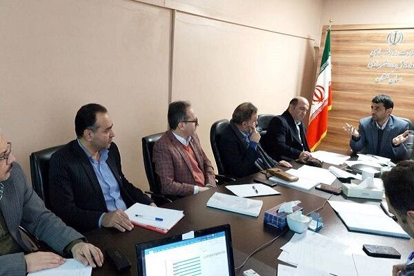 جلسه بررسی وضعیت پروژه ۱۲۶۰ واحدی نهضت ملی مسکن سایت آسایش گرگان راه و شهرسازی گلستان