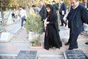 ببینید | ورود وزیر راه و شهرسازی به استان آذربایجان غربی و تجدید میثاق با آرمانهای شهدا