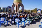 تجدید میثاق راهداران شهرستان سلماس با شهدا به مناسبت روز شهدا