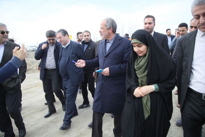 بازدید وزیر راه و شهرسازی از پروژه ساخت بیمارستان ۲۲۰ تختخوابی سلماس، ندامتگاه و پایانه کوزهرش بازدید وزیر از بیمارستان