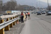ببینید|گزارش تصویری از عملیات پاکسازی آزاد راه تهران -کرج قزوین با حضور اداره کل راهداری و حمل و نقل جادهای استان البرز و با مشارکت شهرداری کرج