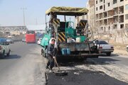 ببینید|گزارش تصویری از آغاز عملیات روکش آسفالت پروژه تعریض لاین شمالی آزاد راه کرج -قزوین حدفاصل پل مهرشهر تا پلیس راه حصارک