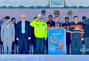 برگزاری رزمایش طرح ترافیکی نوروزی خراسان جنوبی