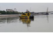 نجات۷ سرنشین یک قایق حادثه دیده در کارون