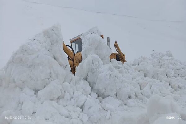 ویدیو| راهداران چهارمحال و بختیاری مشغول بازگشایی گردنه عسلکشان موگویی