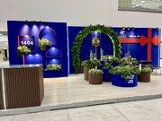 ببینید | اجرای المان نوروزی در ترمینال پروازهای داخلی فرودگاه بینالمللی شهید هاشمینژاد مشهد