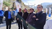 بازدید اسکندر مومنی وزیر کشور و رئیس ستاد سفر کشور با همراهی استاندار و مدیرکل راه و شهرسازی استان البرز از ایستگاه نوروزی شهرستان کرج و روند ارائه خدمات به مسافران نوروزی