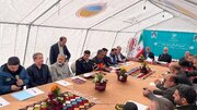 بازدید اسکندر مومنی وزیر کشور و رئیس ستاد سفر کشور با همراهی استاندار و مدیرکل راه و شهرسازی استان البرز از ایستگاه نوروزی شهرستان کرج و روند ارائه خدمات به مسافران نوروزی