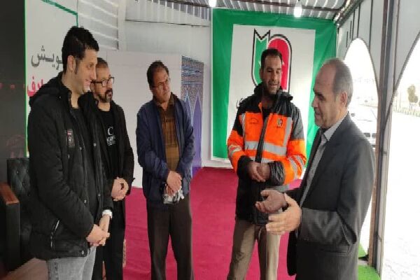 فرماندار شهرستان بروجن از ایستگاه نوروزی «نه به تصادف» چهارمحال و بختیاری بازدید کرد بروجن