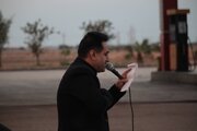 اجرای پویش نه به تصادف با شعار شیش دونگ برانیم در خوزستان