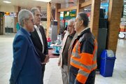 ببینید| بازدید بازرسی استانداری البرز و فرمانداری کرج بهمراه مهندس مردانی معاون توسعه مدیریت و منابع اداره کل از پایانه مسافربری شهید کلانتری و نظارت بر روند خدمات رسانی به مسافران