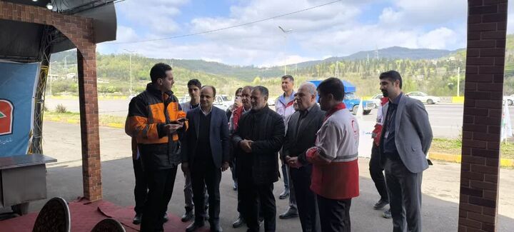 حضور سرزده بازرس کل گیلان در ایستگاه پویش "نه به تصادف" تصویر خبری گیلان