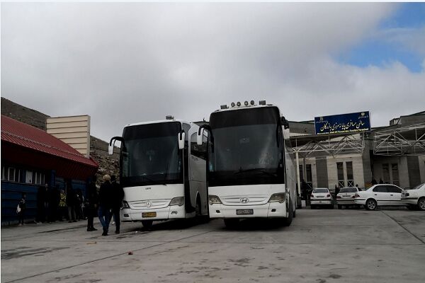 تردد بیش از ۳۵هزار مسافر از پایانه مرزی بازرگان  مرز بازرگان.png