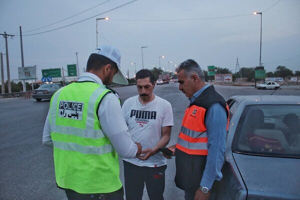 ویدیو|تقدیر از رانندگان قانون مند در محورهای خوزستان با پایان طرح نوروزی ۱۴۰۴ 2