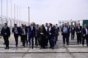 ببینید | بازديد وزير راه و شهرسازی از بندر باكو