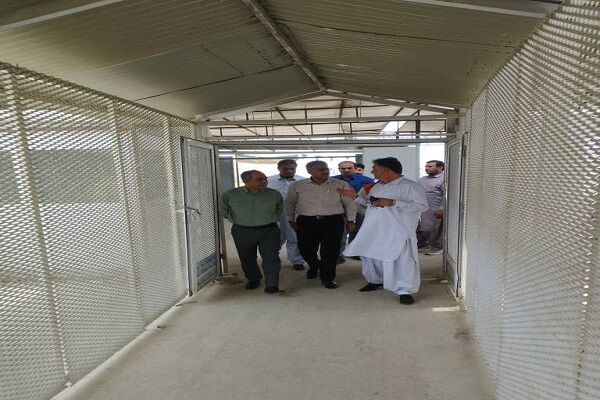 بازدید معاون عمرانی استاندار به همراه مدیر کل راهداری سیستان و بلوچستان از پایانه مرزی ریمدان  ایرانشهر