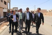 ببینید_بازدید استاندار و مدیرکل راه و شهرسازی استان یزد از پروژه های طرح نهضت ملی مسکن
