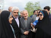 ببینید | بازدید وزیر راه و شهرسازی از مرز جلفا در استان آذربایجان شرقی در مسیر بازگشت از جمهوری آذربایجان