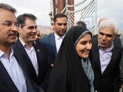 ببینید | بازدید وزیر راه و شهرسازی از مرز جلفا در استان آذربایجان شرقی در مسیر بازگشت از جمهوری آذربایجان