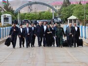 ببینید | بازدید وزیر راه و شهرسازی از مرز جلفا در استان آذربایجان شرقی در مسیر بازگشت از جمهوری آذربایجان