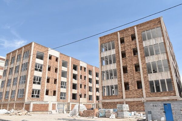 ویدیو| عملیات ساخت پروژه ۱۶۰ واحدی نهضت ملی مسکن سمنان  پروژه 160 واحدی بنیاد مسکن سمنان