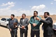 ببینید | بازدید مسئولان استان سمنان از اراضی نهضت ملی مسکن ایوانکی