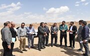 ببینید | بازدید مسئولان استان سمنان از اراضی نهضت ملی مسکن ایوانکی