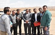 ببینید | بازدید مسئولان استان سمنان از اراضی نهضت ملی مسکن ایوانکی