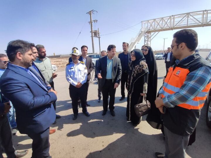 بازدید مشاور عالی وزیر راه و شهرسازی از پروژههای شهرستان برخوار  بازدید