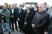 ببینید | بازدید وزیر راه و شهرسازی از مراحل تکمیل سه راهی خور-جندق و سه راهی مشجری