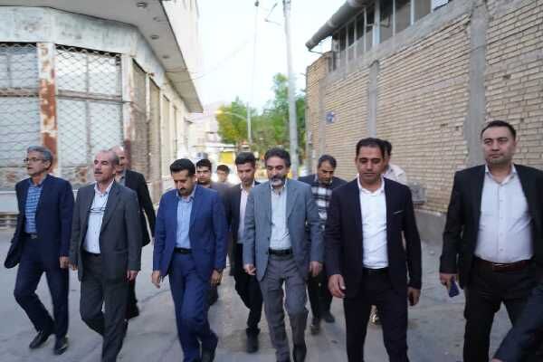بازدید مدیرعامل شرکت بازآفرینی شهری ایران از بافتهای تاریخی و ناکارآمد شهرضا گلپایگانی