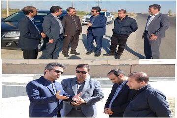 بازدید مهندس پرورشی از محور فامنین-ساوه