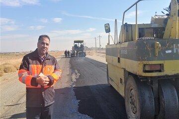 طرح بهسازی محور روستایی رحمت‌آباد بخش مرکزی شهرستان قم