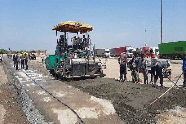 عملیات اجرایی فاز دوم پسکرانه پایانه مرزی بیلهسوار آغاز شد پروژه