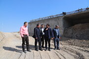 بازدید مدیرکل راه و شهرسازی استان البرز از پروژه آزادراه شمالی کرج و پلهای B0 و B1 بیلقان