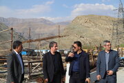 بازدید مدیرکل راه و شهرسازی استان البرز از پروژه آزادراه شمالی کرج و پل‌های B0 و B1 بیلقان