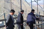 بازدید مدیرکل راه و شهرسازی استان البرز از پروژه آزادراه شمالی کرج و پلهای B0 و B1 بیلقان