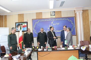 برگزاری مراسم تودیع و معارفه فرمانده یگان حفاظت از اراضی راه و شهرسازی استان همدان برگزار شد