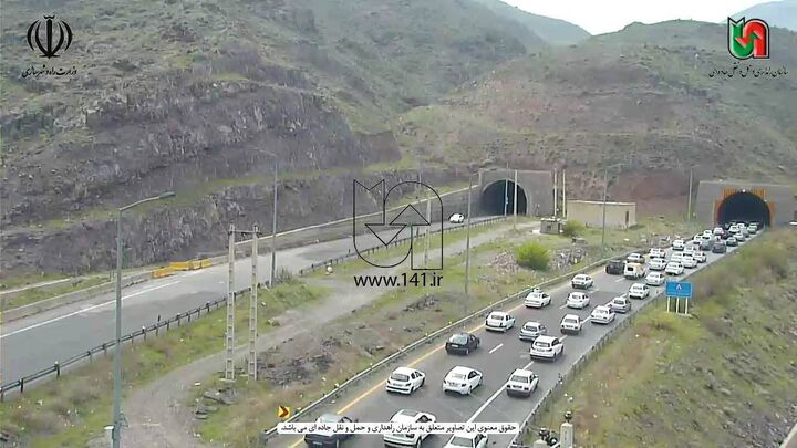 ترافیک سنگین صبحگاهی در برخی از محورهای مواصلاتی کشور مرکز مدیریت راه ها